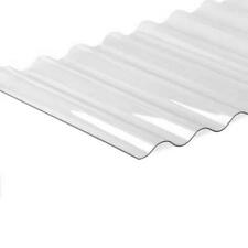 Ejoy Roofing Panel 72lx20wx2 Mm T Corrugated Polycarbonate Plastic Clear 10 Pc