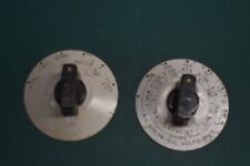 Daka Ware Type Selector Knobs For Hickok Test Equipment 2.6 Control Knobs Pair