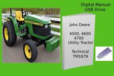 John Deere 4500 4600 4700 Compact Utility Tractor Technical Manual See Desc.