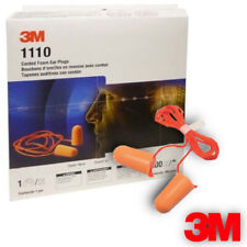 3m 1110 Corded Foam Disposable Noise Reduction Ear Plugs Pick Total Pairs