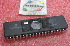 Pic17c44jw Microchip Microcontroller Ic 40 Pin Ceramic W Uv Window - Used Qty 1
