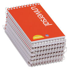 Universal Wirebound Memo Books Narrow Rule 3 X 5 White 12 50-sheet Pads Pack