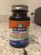 Elmers No Wrinkle Rubber Cement Elmers Adhesive Glue Dries Clear 4 Fl Oz