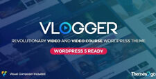 Vlogger Template - Video Blog Podcast Wordpress Template - The Latest Version