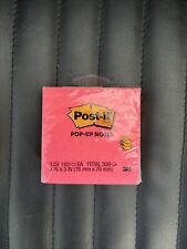 Post-it Dispenser Pop-up Notes 3301-3au-ff 3 In X 3 In Pink Green