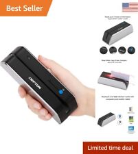 Mini Portable Bluetooth Magnetic Stripe Card Reader Writer - Wireless Compact