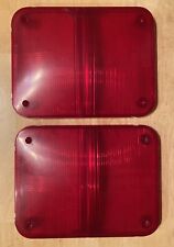 Whelen 900 9e 97 Series Lamp Lens Only Red Used Selling In Pairs