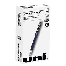 Uni-ball Uni Jetstream Rt Ballpoint Pens Fine Point 0.7mm Black Ink Dozen