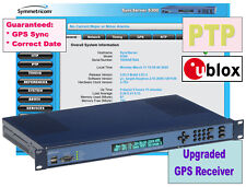 Symmetricom Syncserver Ptp S300 Upgraded Gps Ieee-1588 Ntp Network Time Server