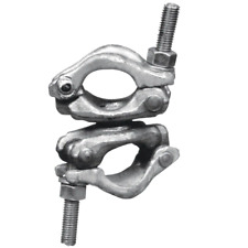 All Purpose Bolted Swivel Dual Clamp For Scaffold Frame Galvanized Heavy Duty