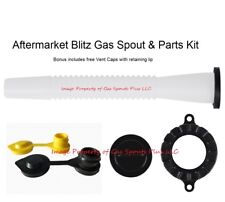 Blitz Gas Can Spout Parts Kit Includes Free Yellow Black Vents Tough N Rugged