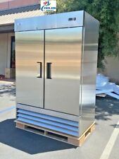 Nsf Reach In Freezertwo Door Stainless Steel Commercial Unit 54 X 32 X 83