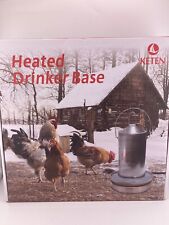 Keten Chicken Waterer Heated Base Heated Poultry Base