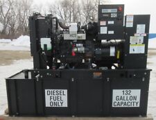 30 Kw Generac Diesel Generator Genset - 1 Phase - 163 Total Hours - Mfg. 2015