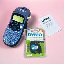 Dymo Letratag Handheld Portable Electronic Label Maker Blue With Refill Lt-100h