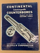 Vintage Ex-cell-o Brochure Engineering Lathe Mill Shop Tool 50s Catalog Drill