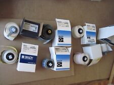 Lot Of 7 Brady Tls 2200 Label Tape Markers Vinyl Self-laminating Permasleeve