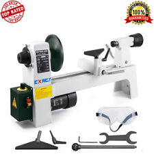 Mini Benchtop Wood Lathe Machine 13 Hp Variable Speed Wchisels Rests 8x12