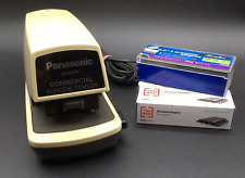 Panasonic As-300nn Commercial Electric Stapler Adjustable Paper Depth Wstaples
