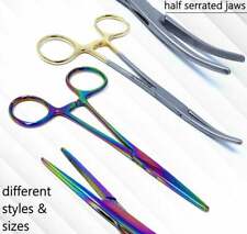Surgical Hemostat Kelly Locking Forceps Clamp Straight Curved Artery Veterinary