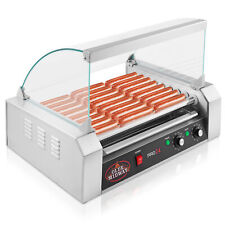 Open Box - Commercial Electric 24 Hot Dog 9 Roller Grill W Cover