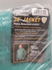 Tillman 6230m Green Fr Cotton Welding 30 9oz Jacket Size Medium Nwt