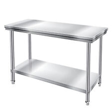 Commercial Work Table 23.6x19.7 In Workbench Stainless Steel Catering Work Table