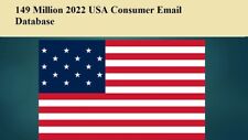 149 Million 2022 Latest Usa Consumer Email Database Sales Leads List Marketing