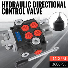 Hydraulic Directional Control Valve Tractor Loader W Joystick 2 Spool 11 Gpm