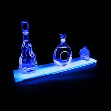 Led Lighted Liquor Bottle Display Shelf 24-inch Led Bar Shelves For Liquor ...