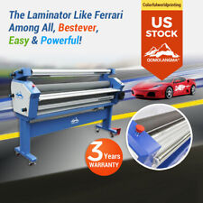 Us Stock Qomolangma 55in Full-auto Wide Format Cold Laminator With Heat Assisted