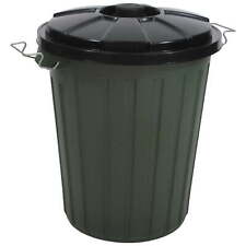 Taurus 13.2 Gallon Garbage Bin Trash Cans With Latch On Lid Metal Clips