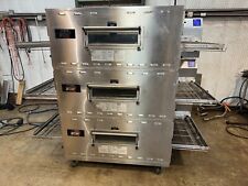Middleby Marshall Ps360g Wow Gas Triple Stack Pizza Conveyor Ovens...video Demo