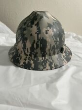 Medium Msa Freedom Series Camouflage V-gard Hard Hat Helmet Euc