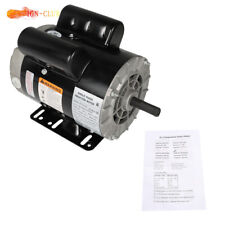 3 Hp 3450 Rpm Electric Motor Compressor Duty 56 Frame 1 Phase 115230 Volts Usa