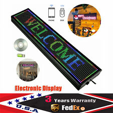High Brightness Outdoor Led Sign Programmable Scrolling Message Display Board Us