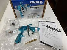 Binks 2465-hv1 Trophy Hvlp Pressure Fed Spray Gun