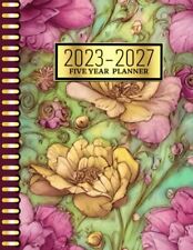 5 Year Monthly Planner 2023-2027 Vintage Flowers Five Year Monthly Planner