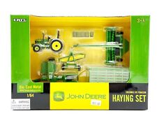 164 John Deere Haying Set 6410 2wd Tractor With Rops 1600 Haybine 338 Baler Rak