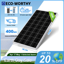 Eco-worthy 100w Watt 12v Monocrystalline Solar Panel 12bb Cell For Home Rv