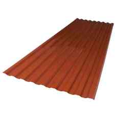 Roof Panel Polycarbonate 26 In. X 6 Ft. Red Brick Corrugated Rot Resistant New