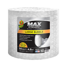 Duck Max Strength Large Bubble Cushioning Wrap 12 In X 50 Ft Clear