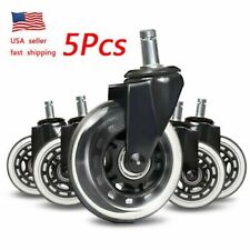 Universal Office Chair Caster Wheels Set Of 5 Heavy Duty And Safe 3 Rollerblade