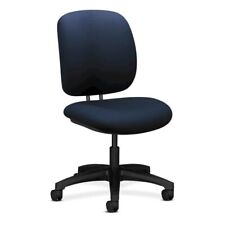 Hon Comfortask Chair Adjustable Back Depth Navy Fabric