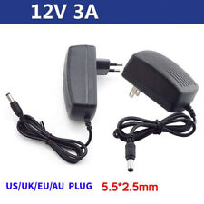 Dc 12v 3a To Ac 100v-240v Converter Switching Power Adapter Dc 5.5mm X 2.5mm
