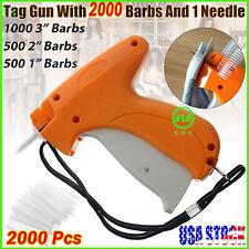 Tag Gun Clothing Price Garment Label Tagging Tagger With 2000 Barbs