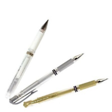 Uni Ball Signo Gel Ink Pens -medium Point 1.0mm-gold Silver White Ink-value