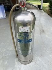 Vintage General Stainless Steel Water Fire Extinguisher Empty Ws-900 Chicago