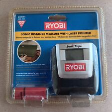 Ryobi Sonic Distance Measure With Laser Pointer Tape E49st01 New