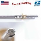 8mm T8x8 Lead Screw Threaded Rod T8 Trapezoidal Acme Stepper Long 500mm To 1m
